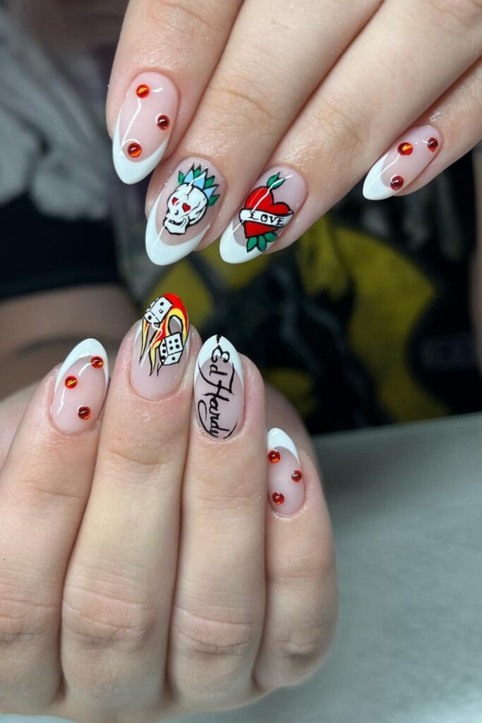 French Manicure Gone Wild