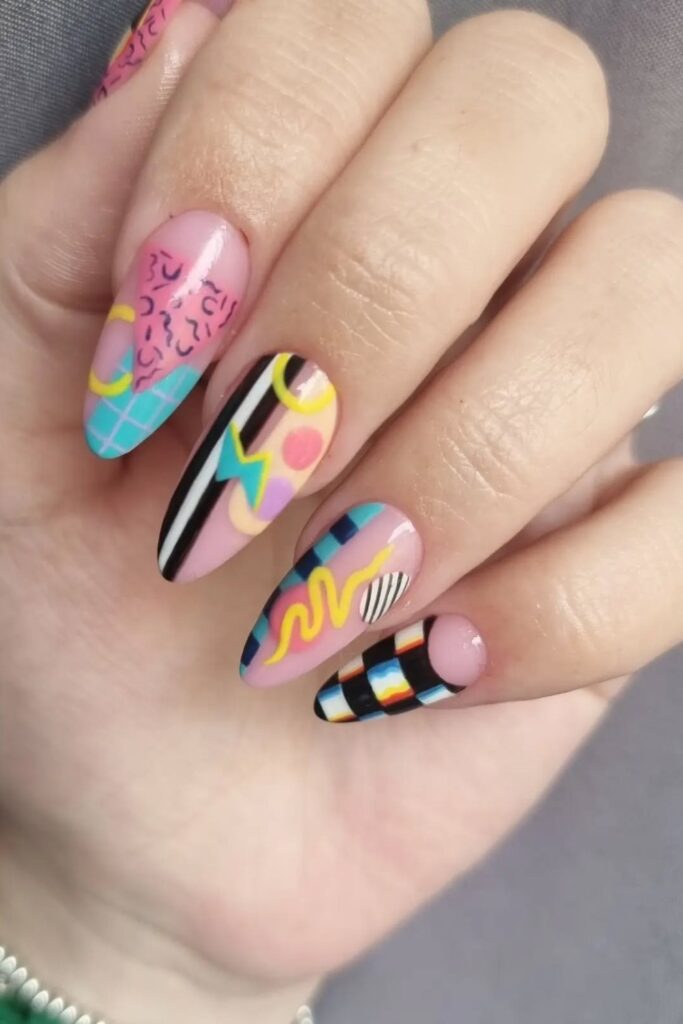 Retro Colorful Geometry