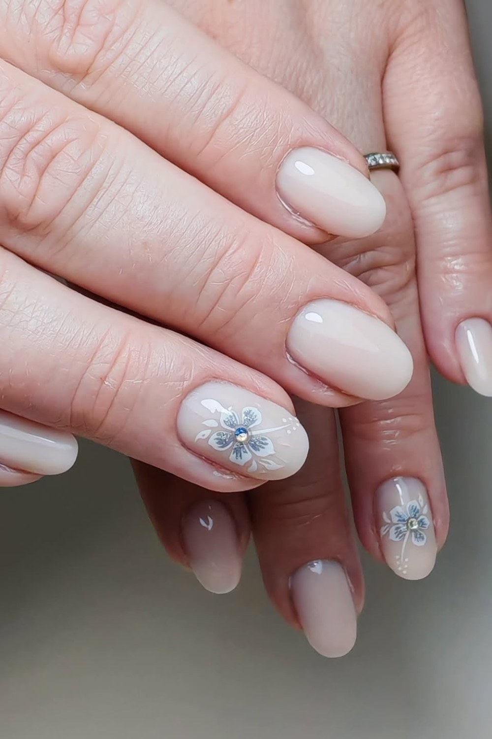 Blue Floral Elegance
