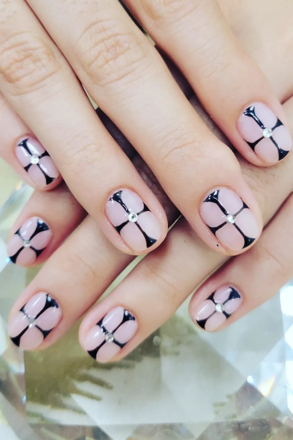 Pink Geometric Florals