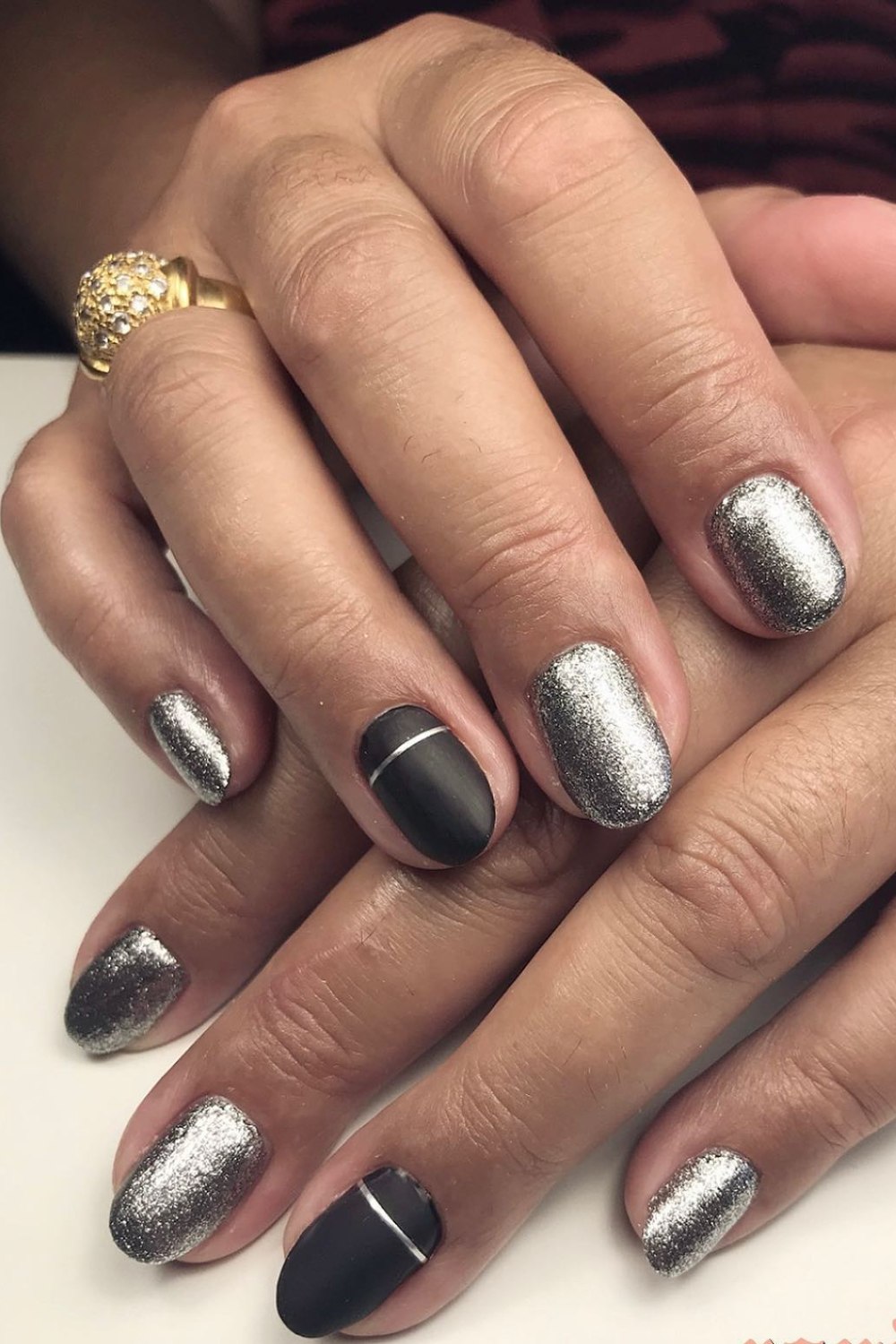 Matte Meets Metallic