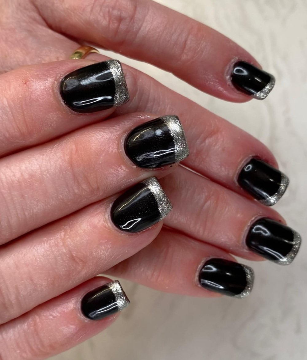 Glitter French Tips