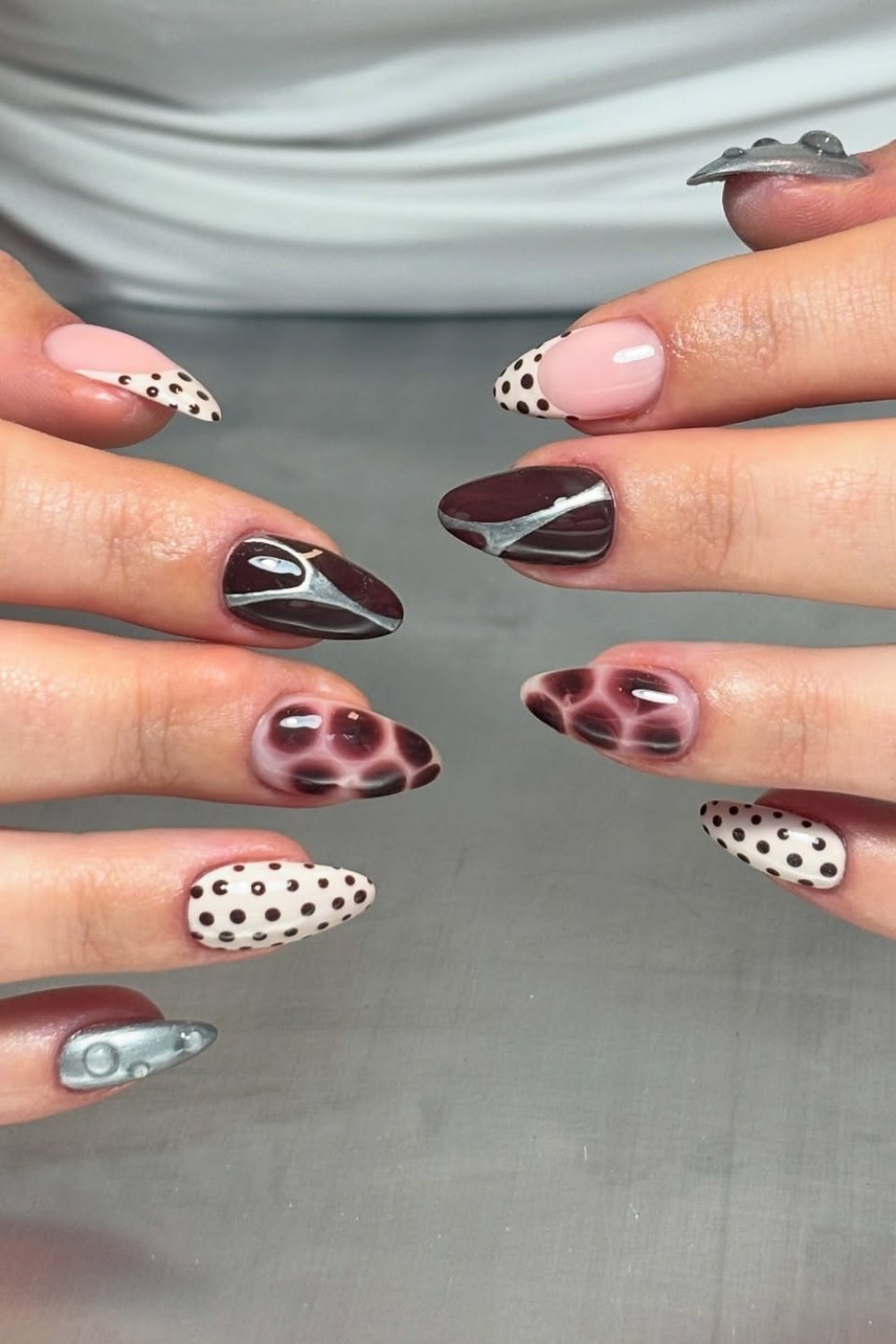 Polka Dots and Abstract Swirls