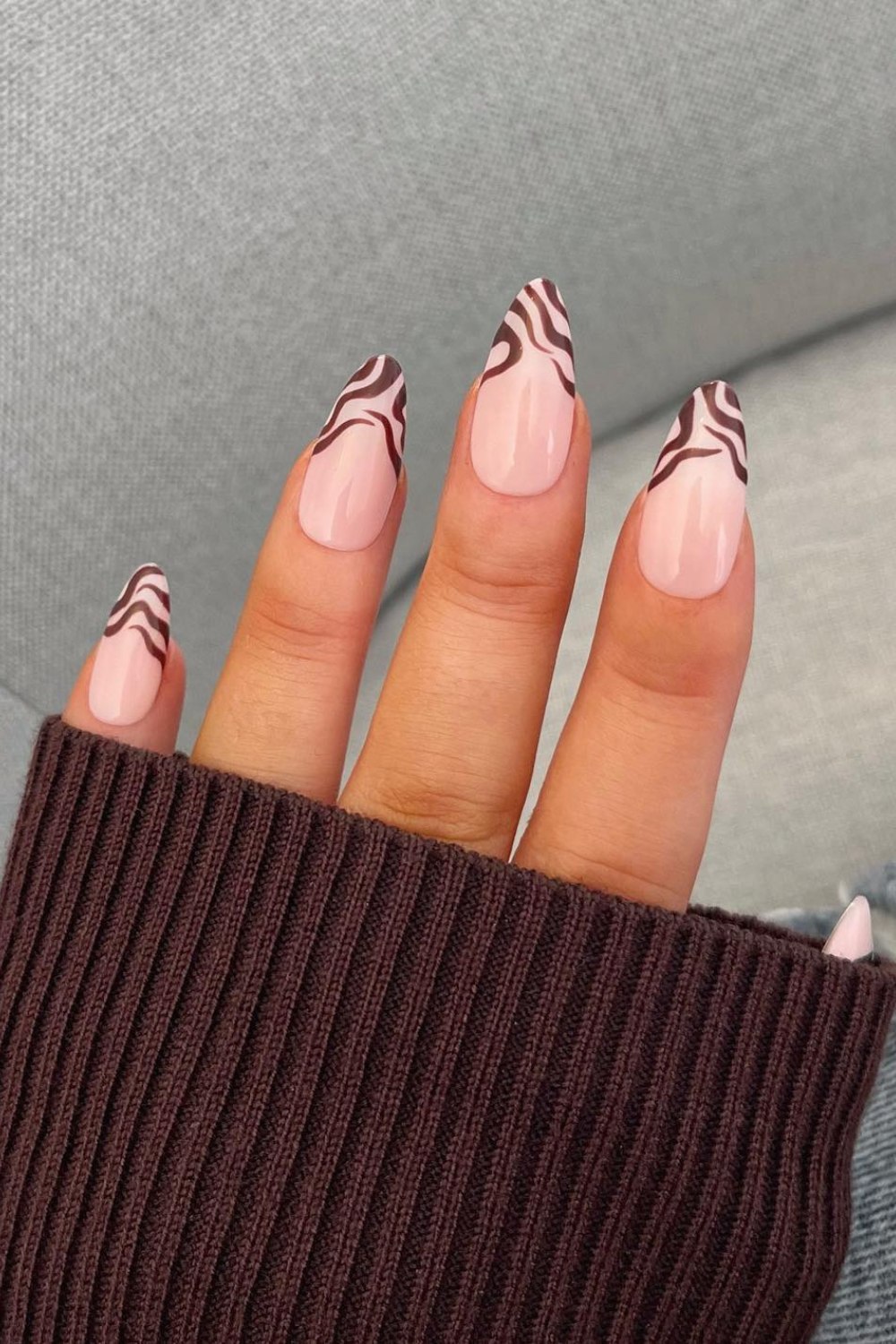 Chocolate with Nude Marble