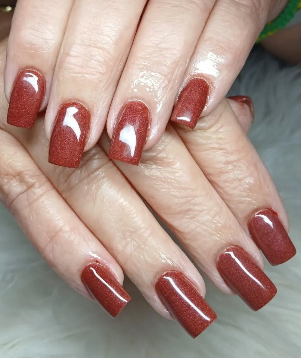 Metallic Red Statement