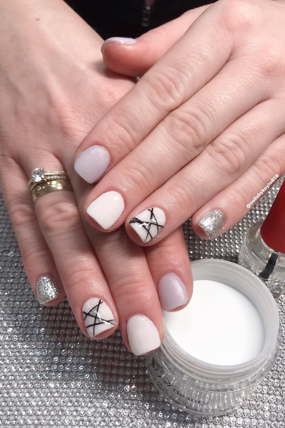 Geometric Glitter Mix