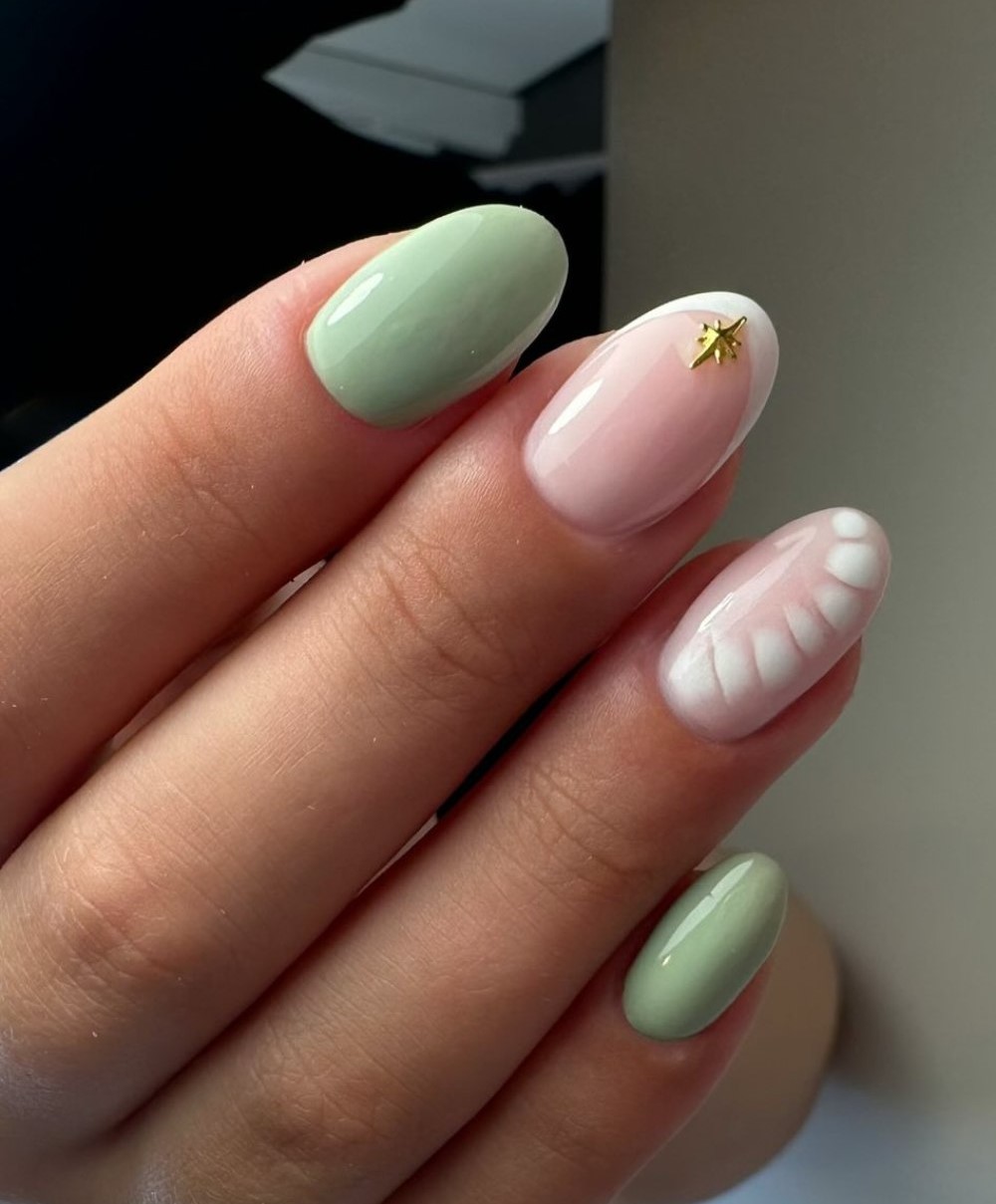 Pink & Gold Star