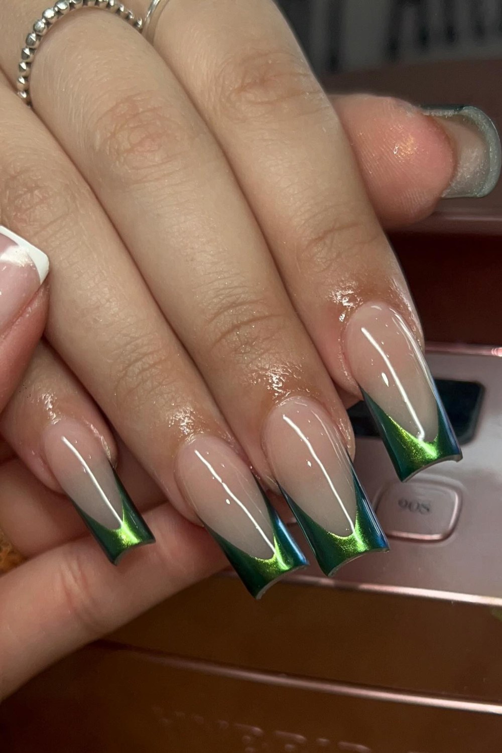 Metallic Green Coffins