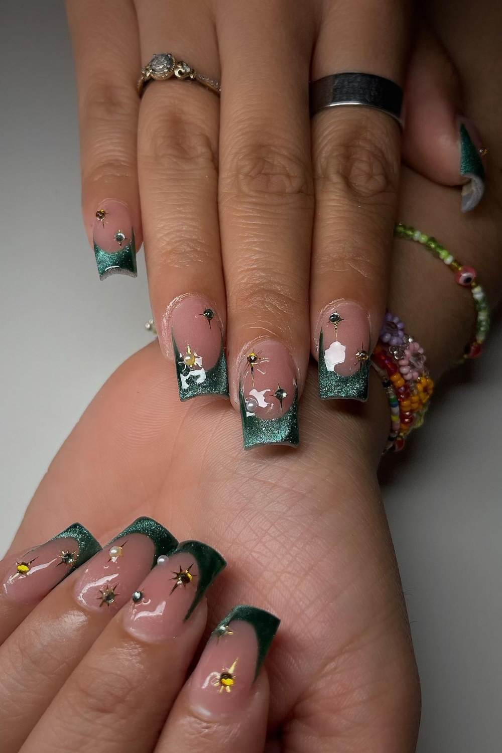Starry Green Night