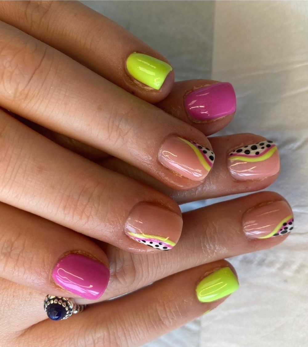 Neon Polka Party