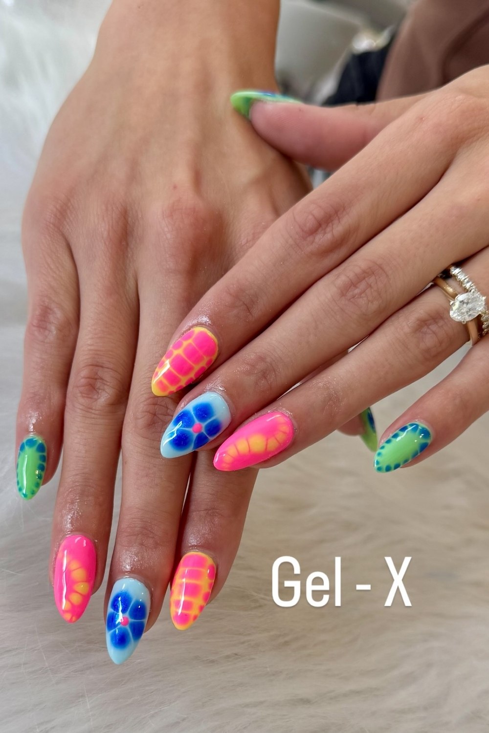 Neon Honeycomb