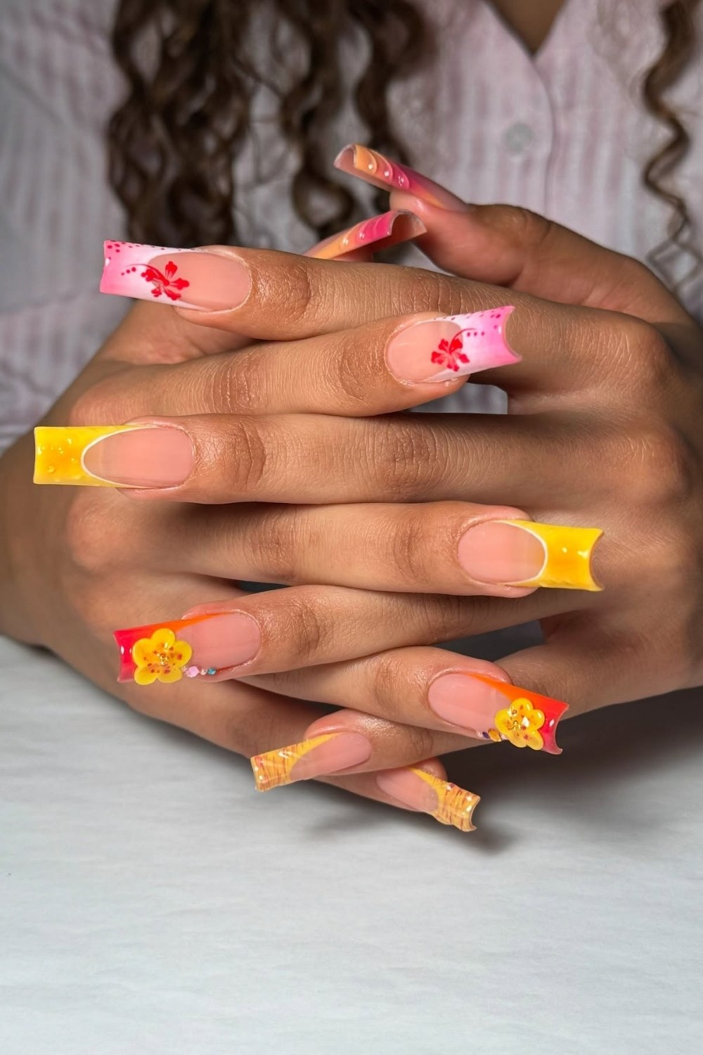 Floral French Rainbow