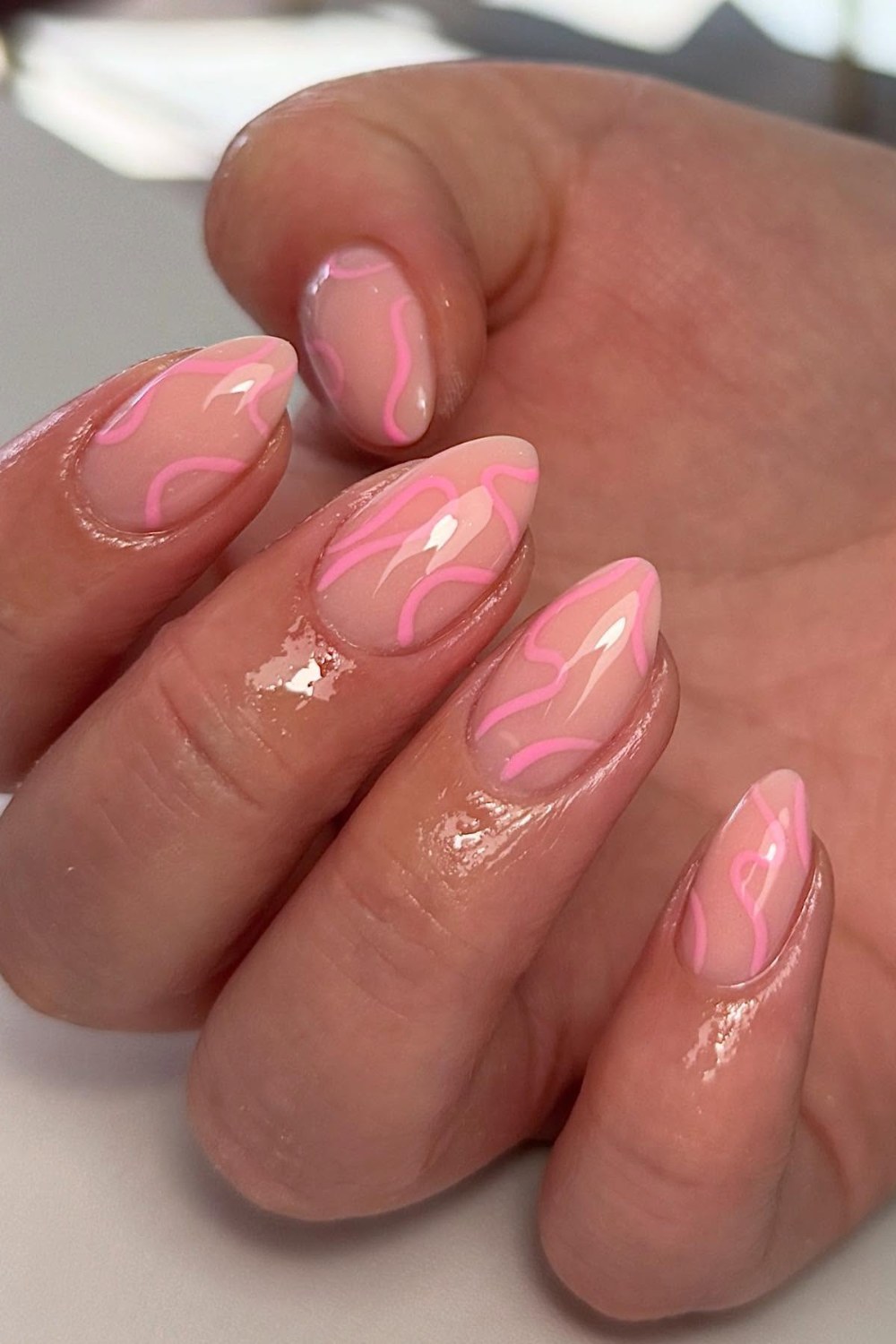 Pretty in Pink Swirls