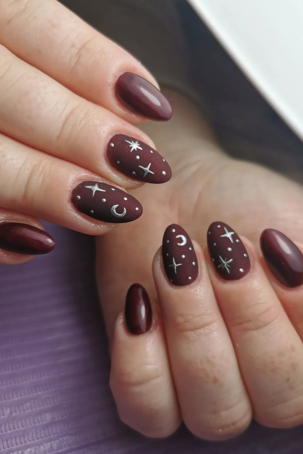 Celestial Burgundy Dreams