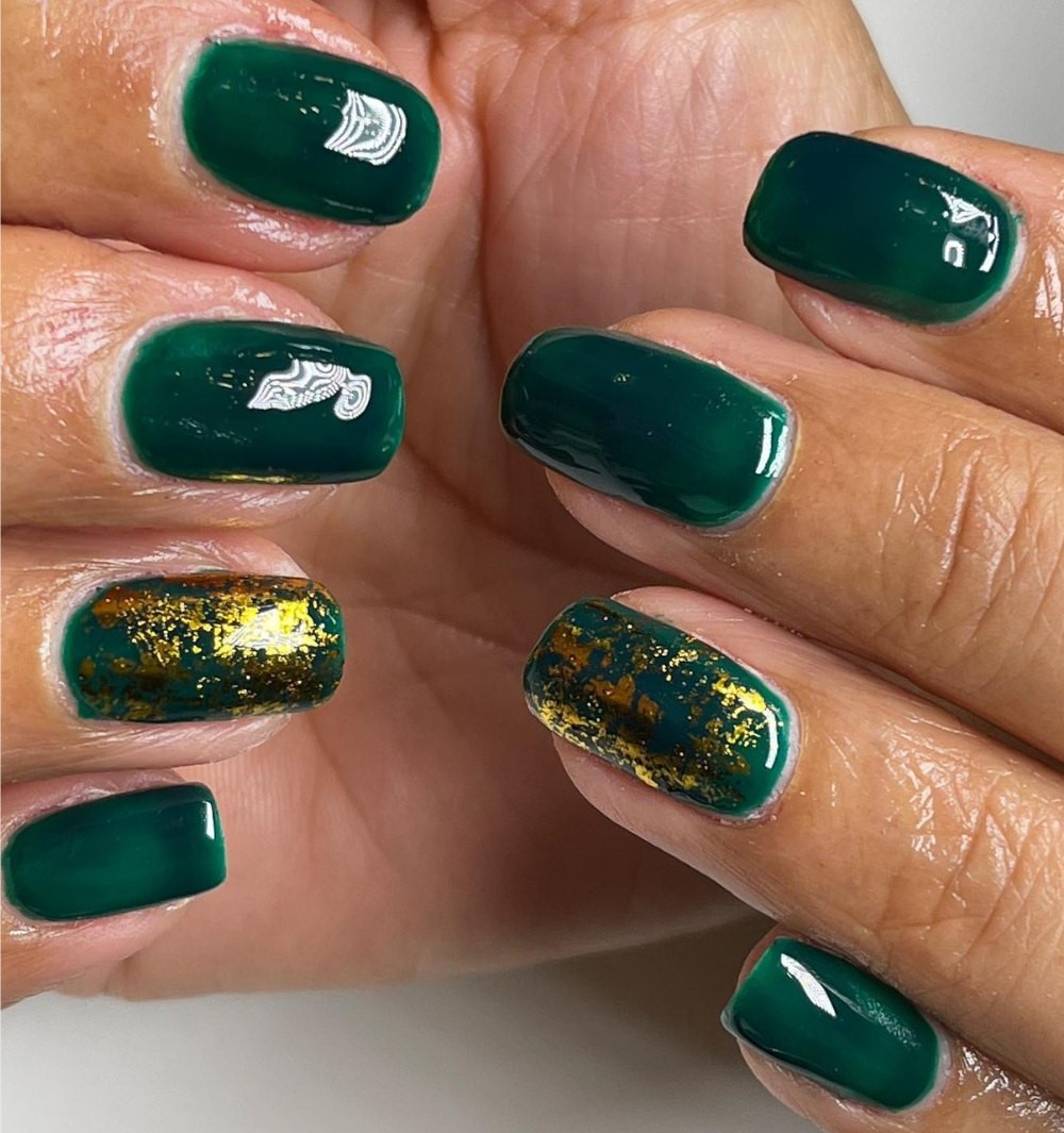 Abstract Gold Foil