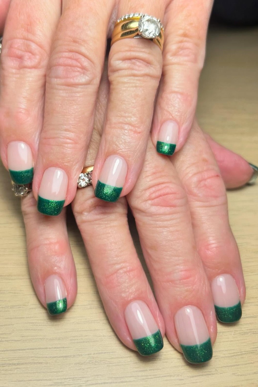Natural Glitter Tips