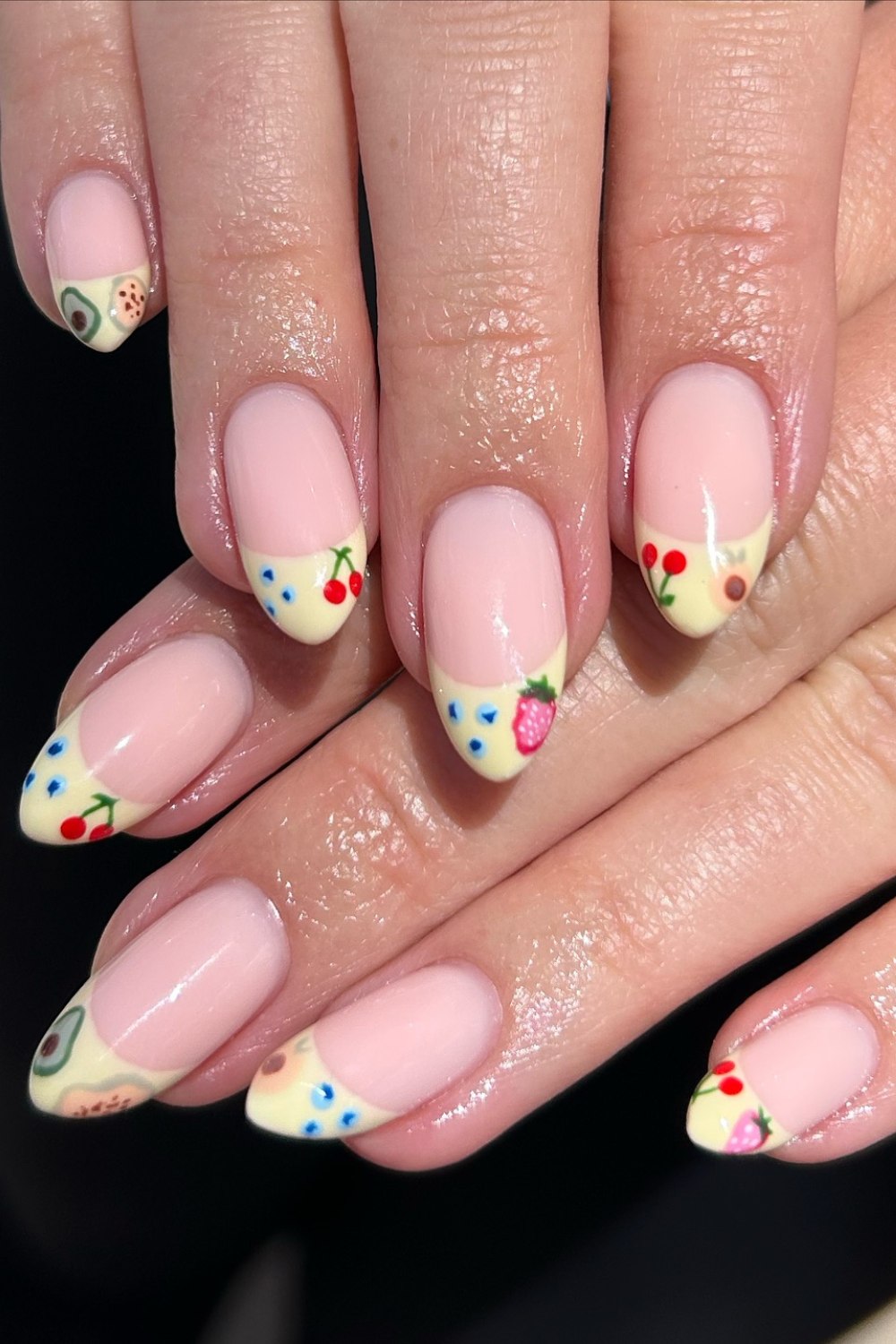 Tropical French Tips