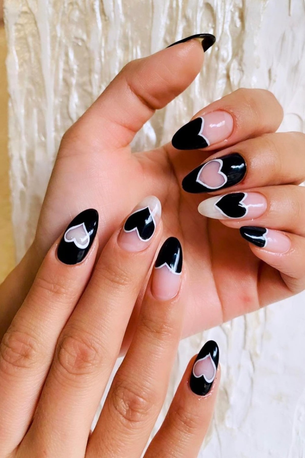 Black and Nude Alternating