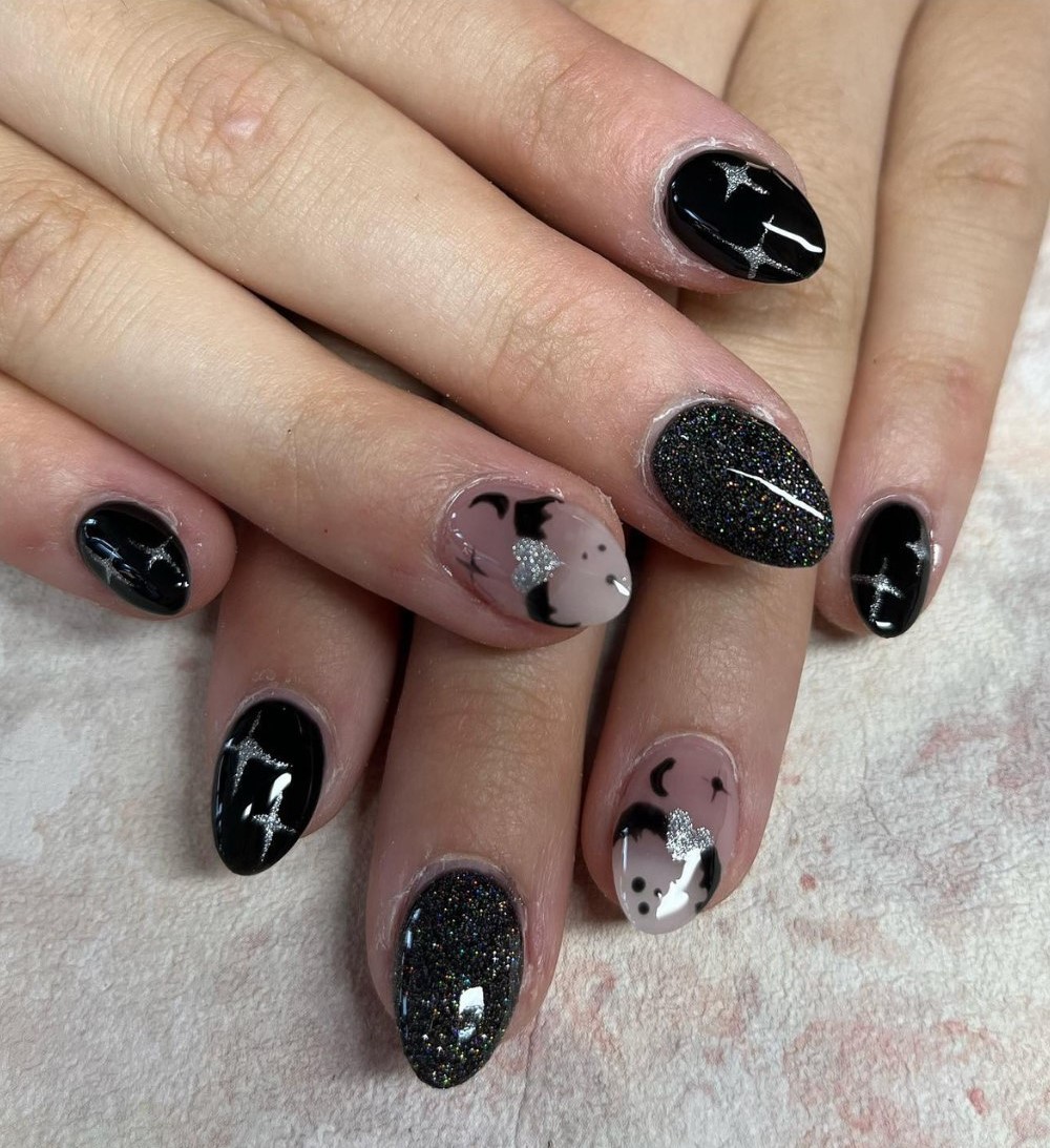 Black and Nude Celestial Glam