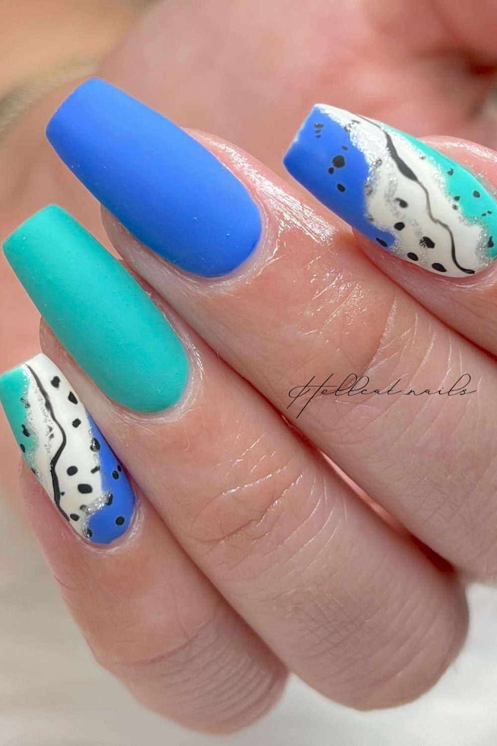 Abstract Waves in Blue