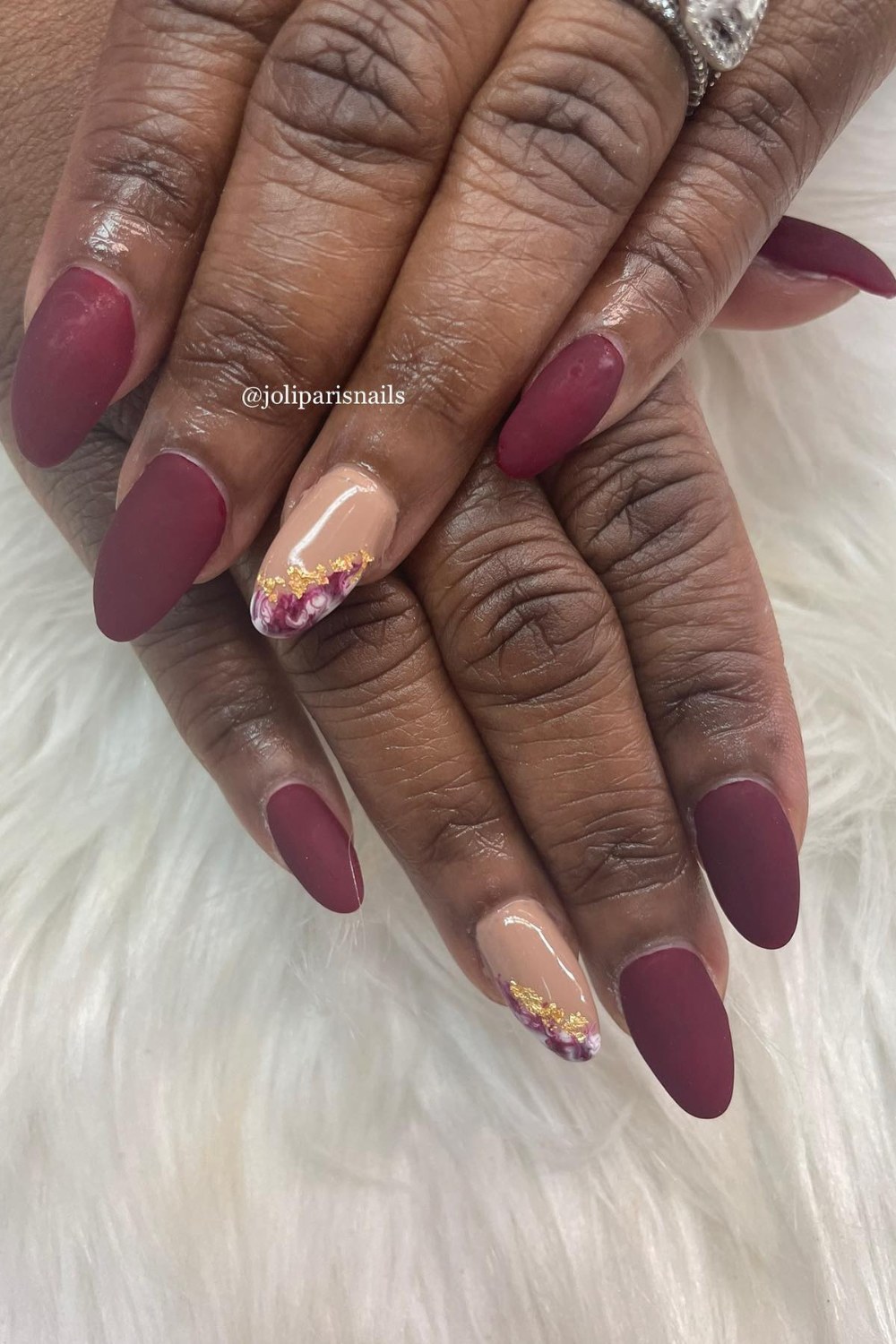 Burgundy Blooms
