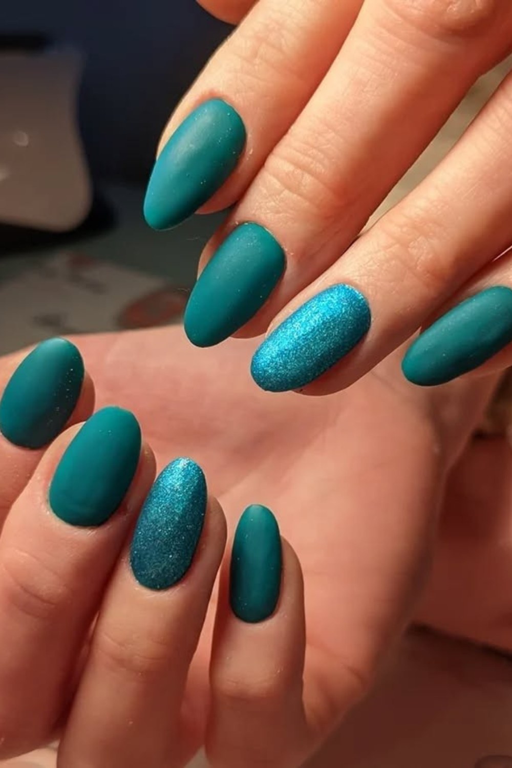 Teal and Glitter Combo