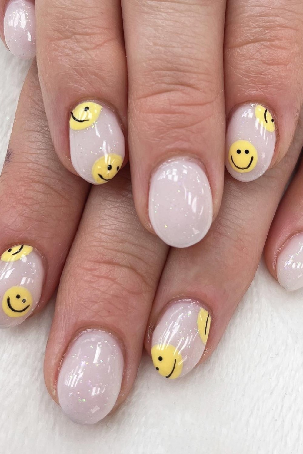 Shimmery Pink Smiles