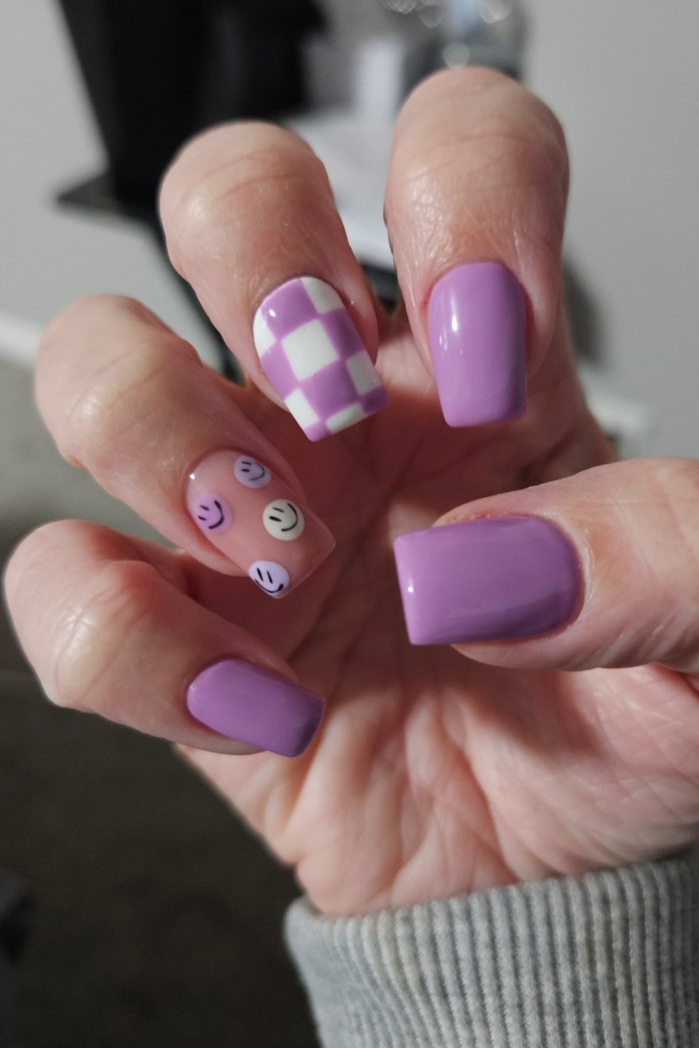 Purple Checkered Mix